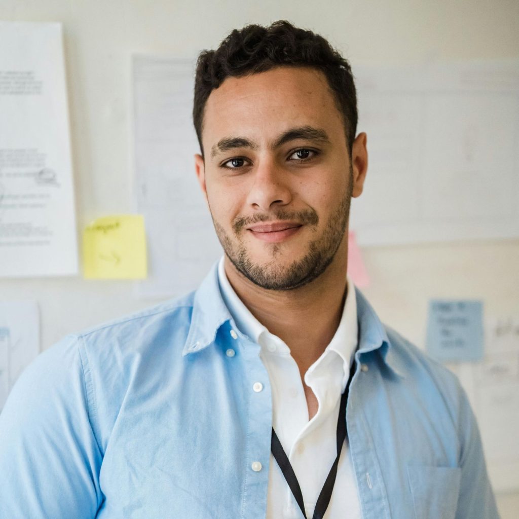 Young Man Social Worker